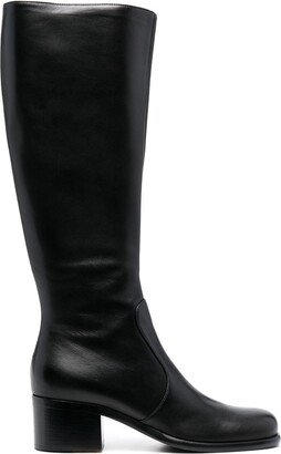 Knee-Length Side-Zipped Boots