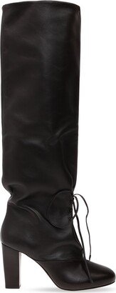 Round Toe Knee-High Boots-AB