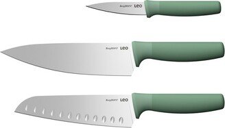 Forest Stainless Steel 3Pc Advanced Knife Set, Recycled Material