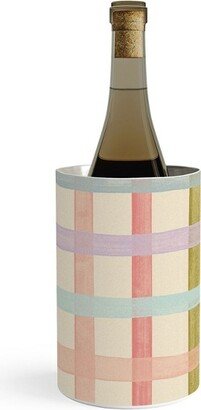 Gigi Rosado Pastel Plaid Wine Chiller