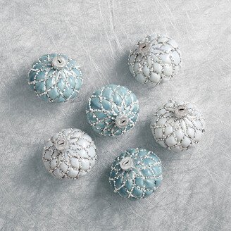 Beaded Quilt Ornaments, Set of Six