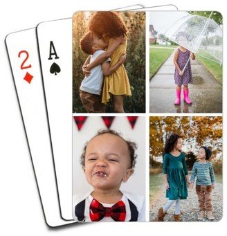 Playing Cards: Gallery Of Four Playing Cards, Multicolor