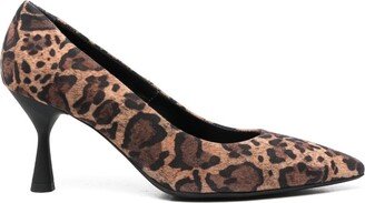 Isolde 80mm leopard-print pumps