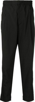 Single-Pleat Tapered Trousers
