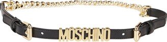 Logo Lettering Chain Belt