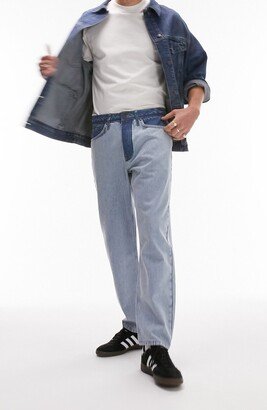 Cut & Sew Relaxed Fit Jeans