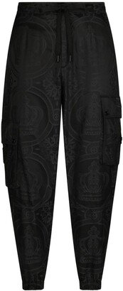 Jacquard Tapered Trousers