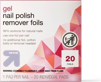 Gel Nail Polish Remover Pads - 20ct - up & up™