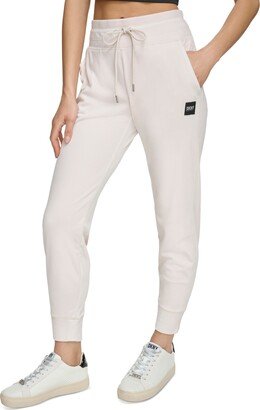 Sport Women's Platinum Velour Cuffed Slim Fit Joggers