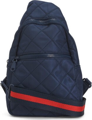 Nylon Motivator Quilted Sling Bag for Women