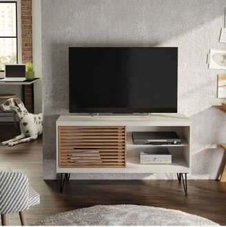 Nantucket TV Stand for TVs up to 43 White/Brown - Boahaus