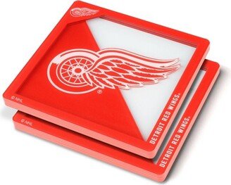 NHL Detroit Red Wings 3D Logo Series Coasters