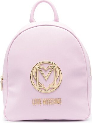 Medium Logo-Plaque Backpack