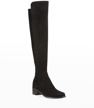 Reserve Stretch-Suede Knee Boots