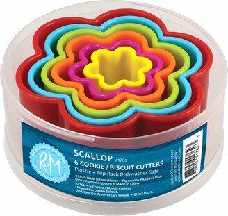 Scalloped Cookie and Biscuit Cutters, Assorted Sizes, 6-Piece Set