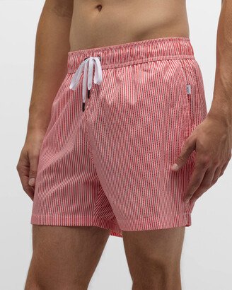 Men's Charles 5 Seersucker Stripe Swim Trunks