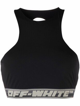 Logo-Band Sports Bra-AD