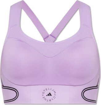 Sports Bra With Logo - Purple