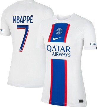Women's Kylian Mbappe White Paris Saint-Germain 2022/23 Third Breathe Stadium Replica Player Jersey