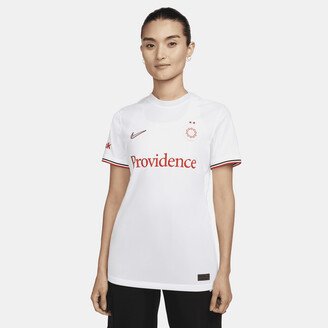 Portland Thorns FC 2022 Stadium Away Women's Dri-FIT Soccer Jersey in White