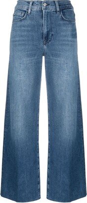 High-Rise Wide-Leg Jeans-AT