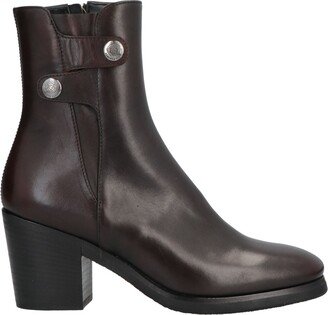 Ankle Boots Dark Brown-AT