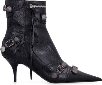 Cagole Pointed-Toe Ankle Boots