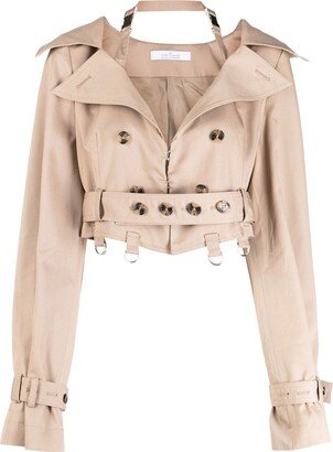 Cropped Trench Jacket