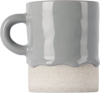 Drippy Pots Gray Cylinder Mug