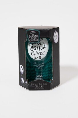 Nightmare Before Christmas Deadly Night Shade Glass