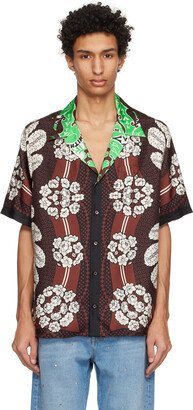 Brown Floral Shirt