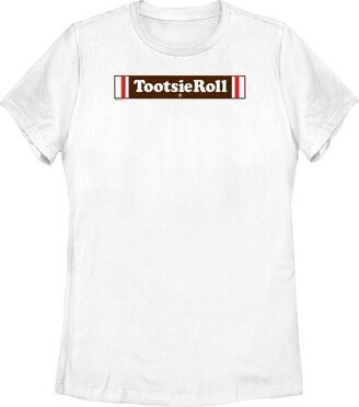 Women's Tootsie Roll Classic Candy T-Shirt - White - Large