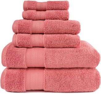 Long Staple 6Pc Turkish Cotton Towel Set