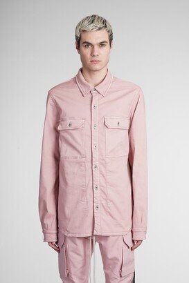 Outhershirt Shirt In Rose-pink Cotton