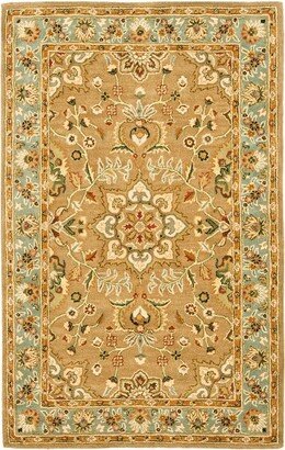 Beige Medallion Tufted Accent Rug 2'x3'