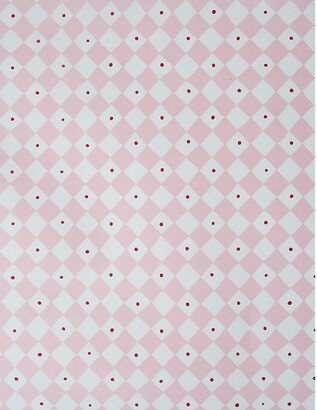 Heather Evelyn Diamond-print Wrapping Paper 70cm x 49cm-AB