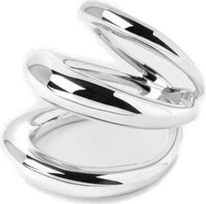 Echo Triple-Band Polished Finish Ring