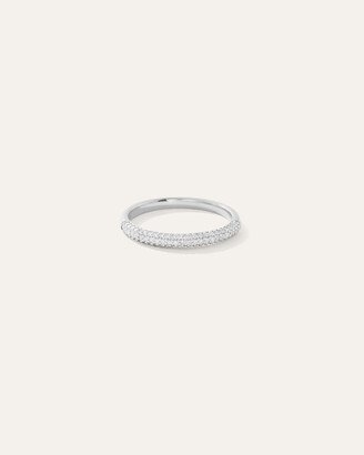 14K Gold Diamond Micro Pave Band Ring