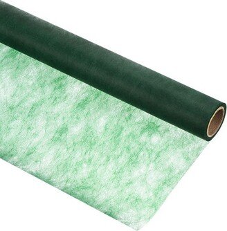 Unique Bargains Flower Wrapping Paper 30ft Floral Bouquet Waterproof Packaging Cotton for Wedding Party Green