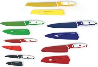 Knife Set with Protective Covers