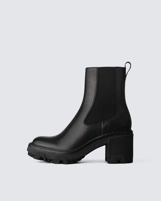 Shiloh Mid Boot- Leather Chelsea Boot