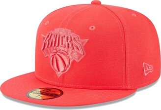 Men's Red New York Knicks Spring Color Pack 59FIFTY Fitted Hat