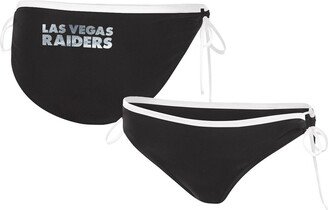 Women's G-iii 4Her by Carl Banks Black Las Vegas Raiders Perfect Match Bikini Bottom