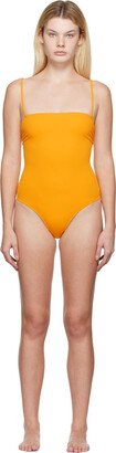 Orange Soline One-Piece Swimsuit