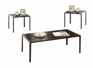 3 Piece Table Set in Black