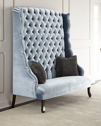 Margo Velvet Tufted Banquette