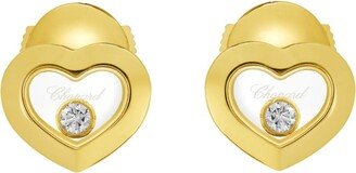 Yellow Gold And Diamond Happy Diamonds Icons Earrings