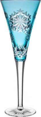 Waterford - Snowflake Wishes 2018 Happiness' Turquoise Champagne Flute
