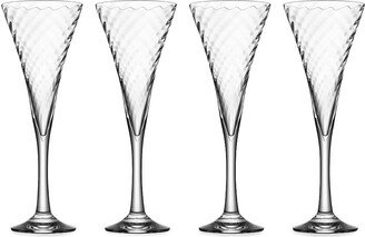 Helena 4-Piece Champagne Glass Set