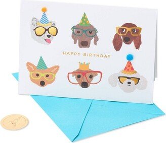 Dog Party Glasses Card - PAPYRUS